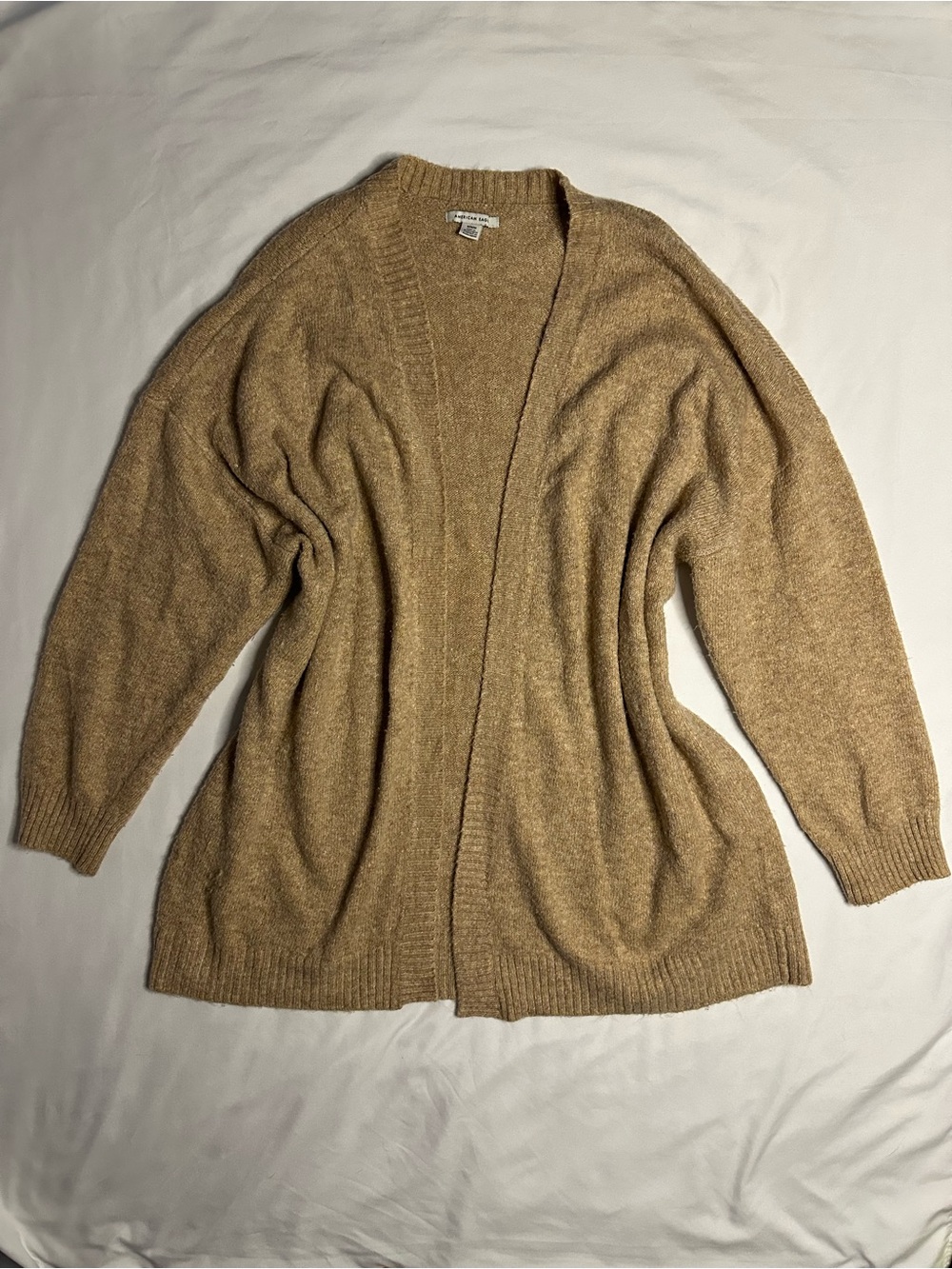 American Eagle Outfitters tan cozy cardigan